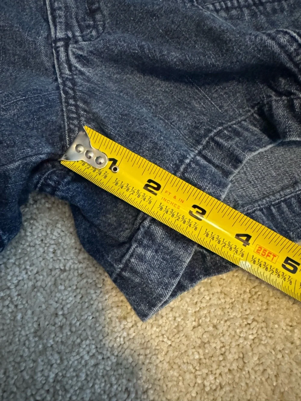 Vintage Riveted by Lee Denim Shorts